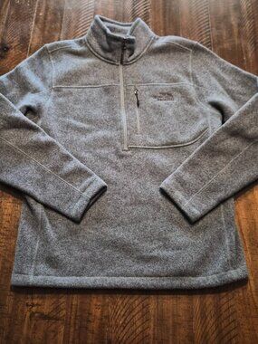The North Face Mens Quarter Zip Fleece Pullover Size Medium Blue Gorpcore G796